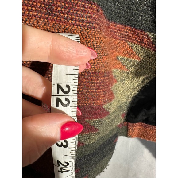 β¨οΈUNICORN! RARE! HTF! Free People Western Moto Sherpa Crop Zip Aztec Jacket - Picture 10 of 15